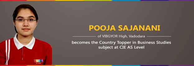 VIBGYOR High’s Pooja Sajanani becomes the Country Topper in Business Studies subject at CIE AS Level