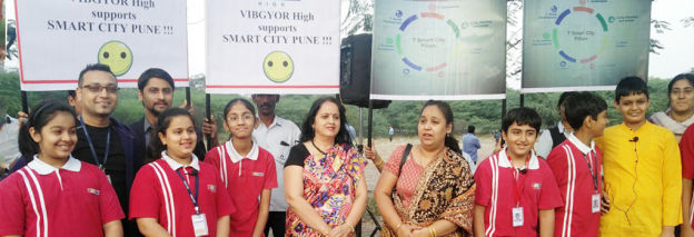 VIBGYOR High, NIBM promotes Smart City in Pune