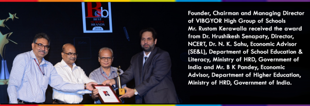 VIBGYOR High recognised as a ‘Symbol of Excellence in School’ at the Economic Times Best School Brands 2016