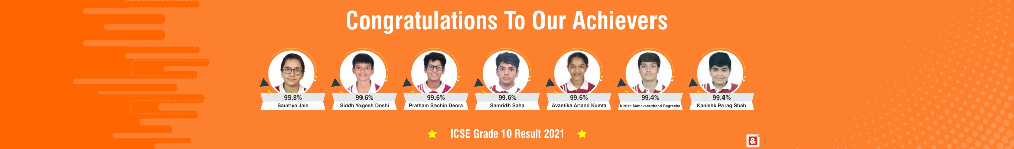 ICSE Grade 10th Result 2021 - VIBGYOR High Goregaon